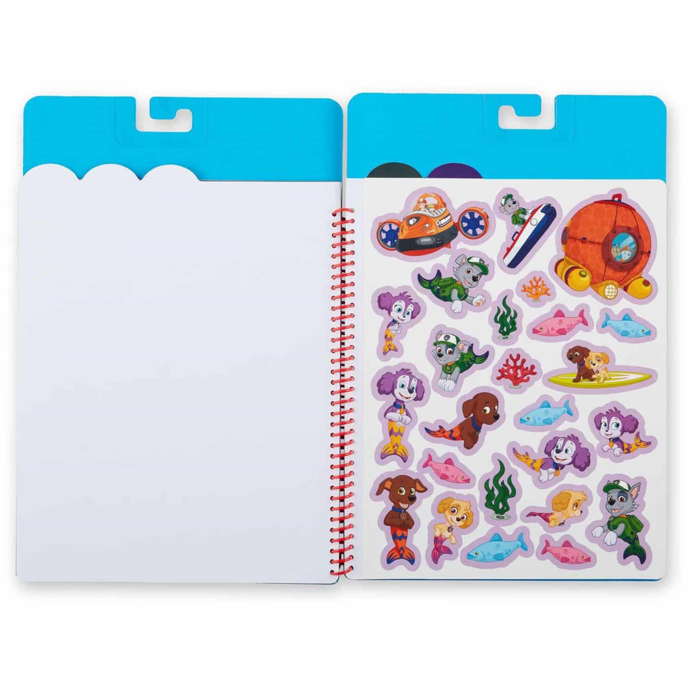 Melissa and Doug - Restickable Stickers Flip Flap Pad - Classic Missions