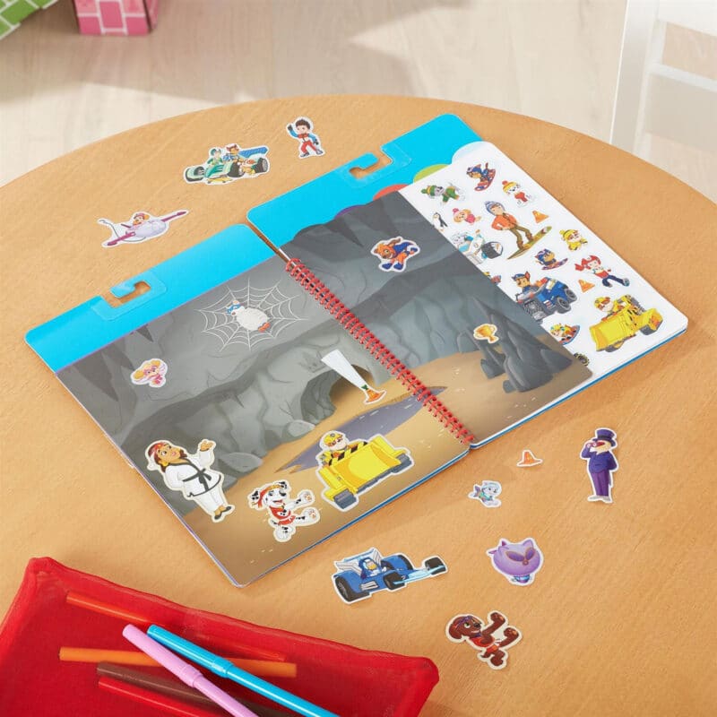 Melissa and Doug - Restickable Stickers Flip Flap Pad - Classic Missions