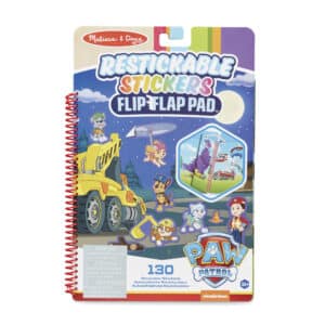 Melissa and Doug - Restickable Stickers Flip Flap Pad - Paw Patrol Ultimate Rescue