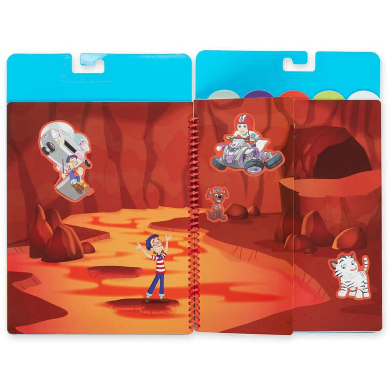 Melissa and Doug - Restickable Stickers Flip Flap Pad - Paw Patrol Ultimate Rescue