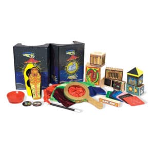 Melissa and Doug - Wooden Deluxe Magic Set with 10 Classic Tricks