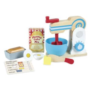 Melissa and Doug - Wooden Make-a-Cake Mixer Set