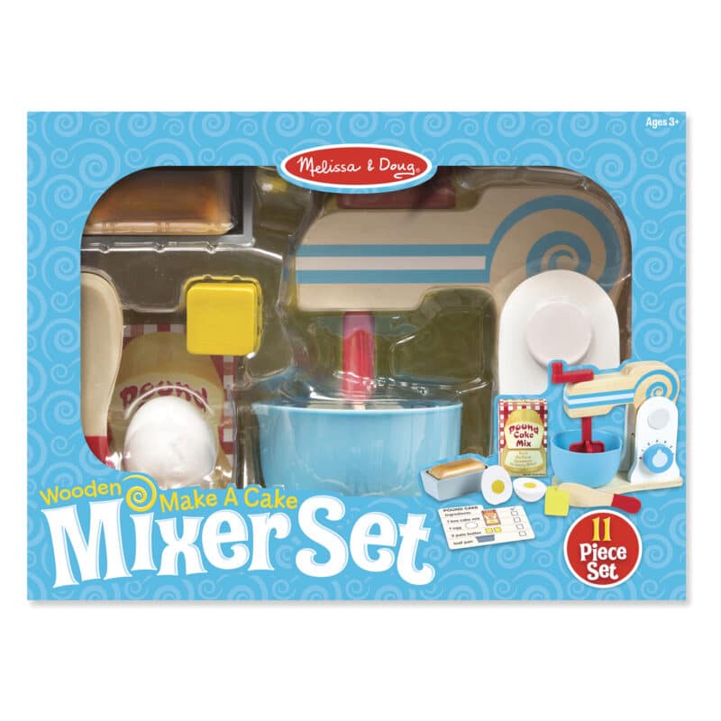 Melissa and Doug - Wooden Make-a-Cake Mixer Set