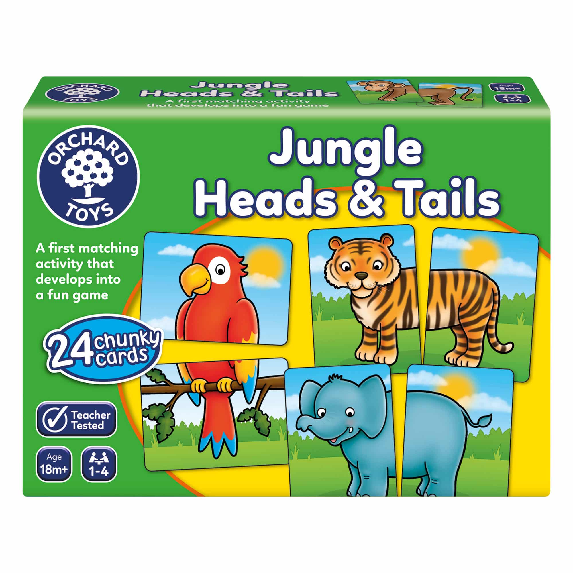 Orchard Toys Jungle Heads and Tails Game Online Toys Australia