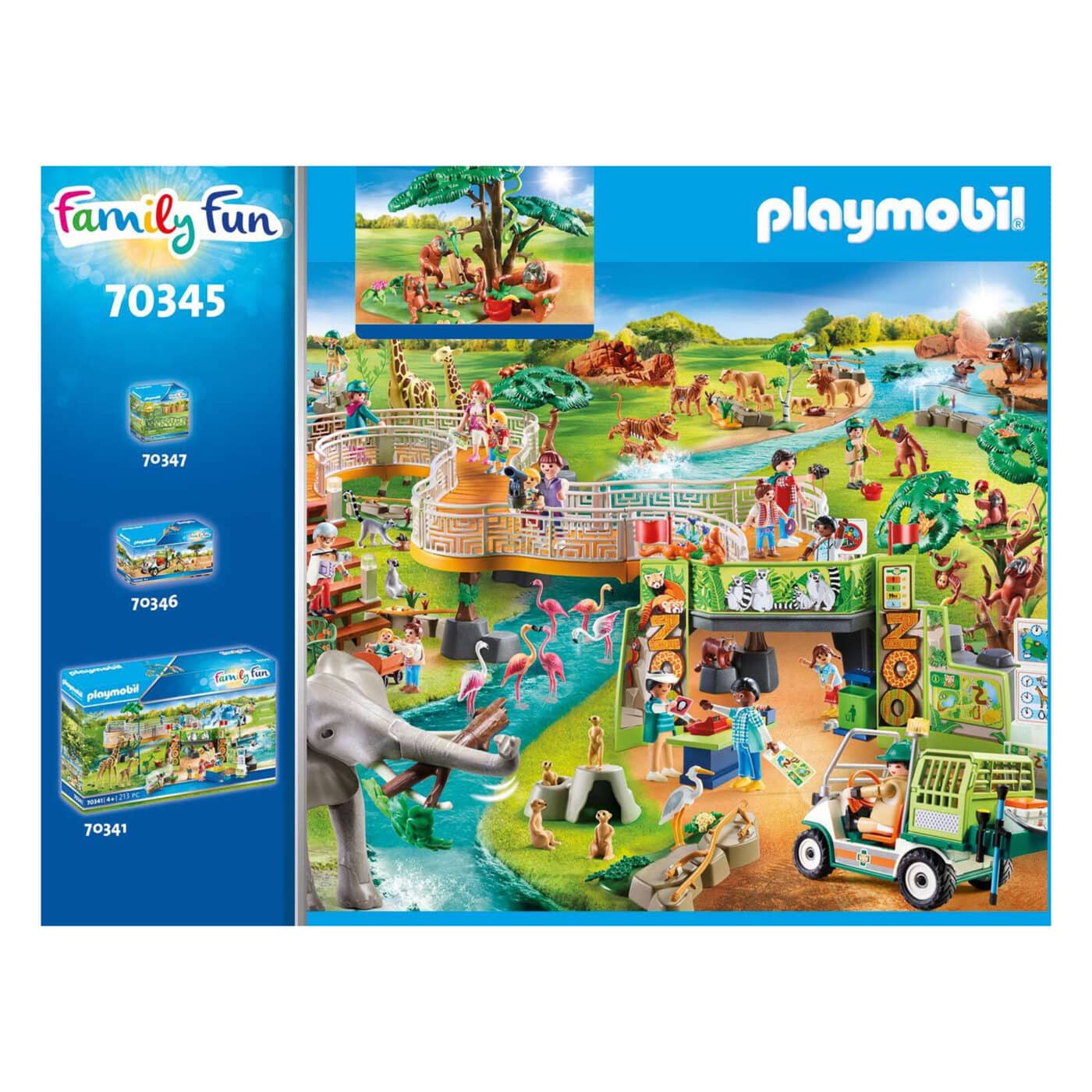 Playmobil - Family Fun - Orangutans with Tree 70345