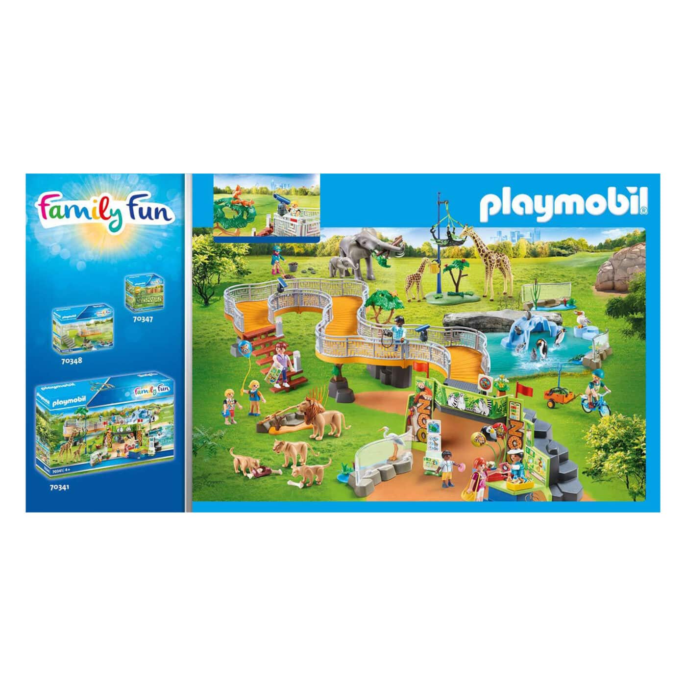 Playmobil - Family Fun - Outdoor Lion Enclosure 70343