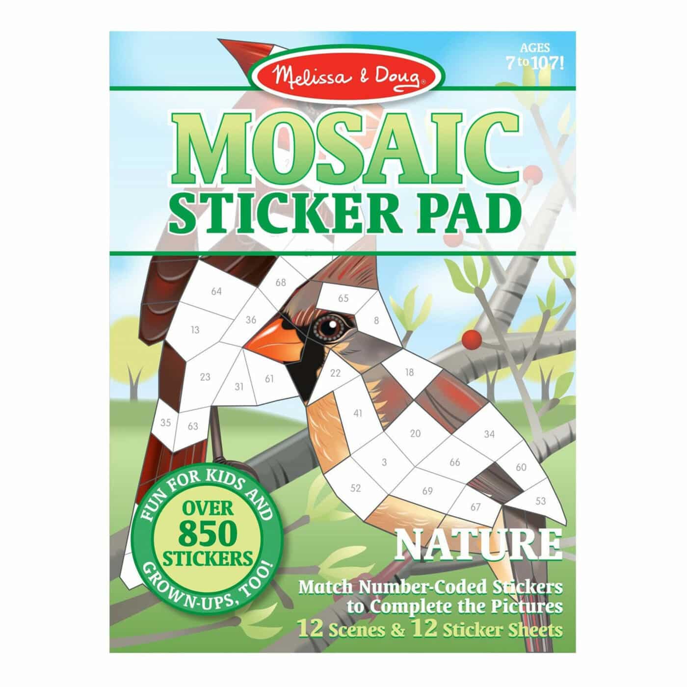 Melissa and Doug - Mosaic Sticker Pad - Nature