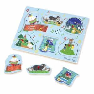 Melissa and Doug - See & Hear Sound Puzzle - Nursery Rhymes
