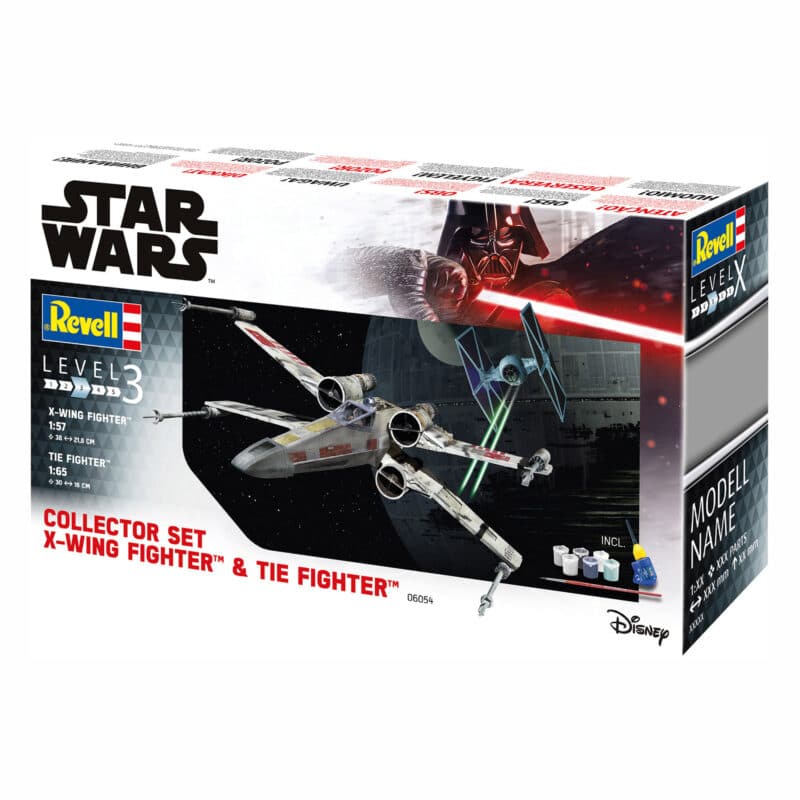 Revell Collector Set X Wing Fighter and TIE Fighter