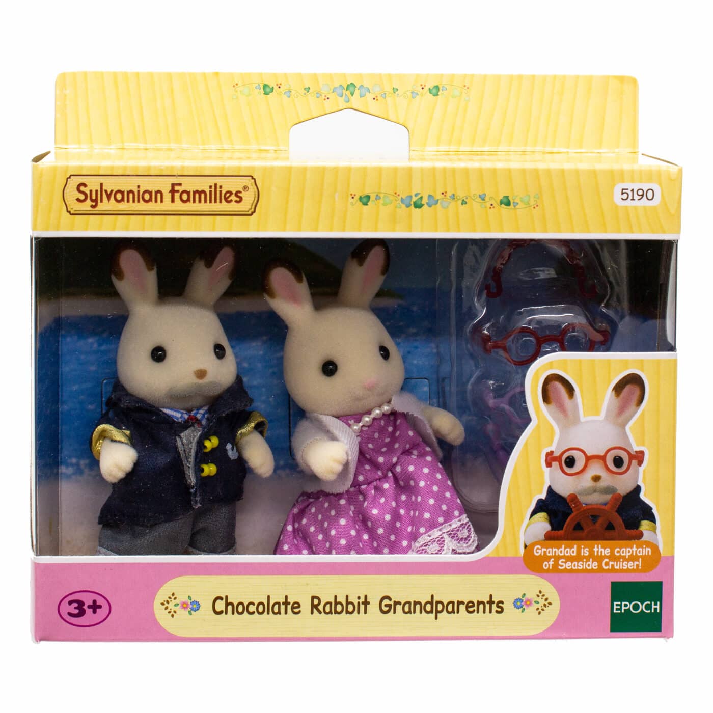 Sylvanian families Chocolate rabbit grandparents