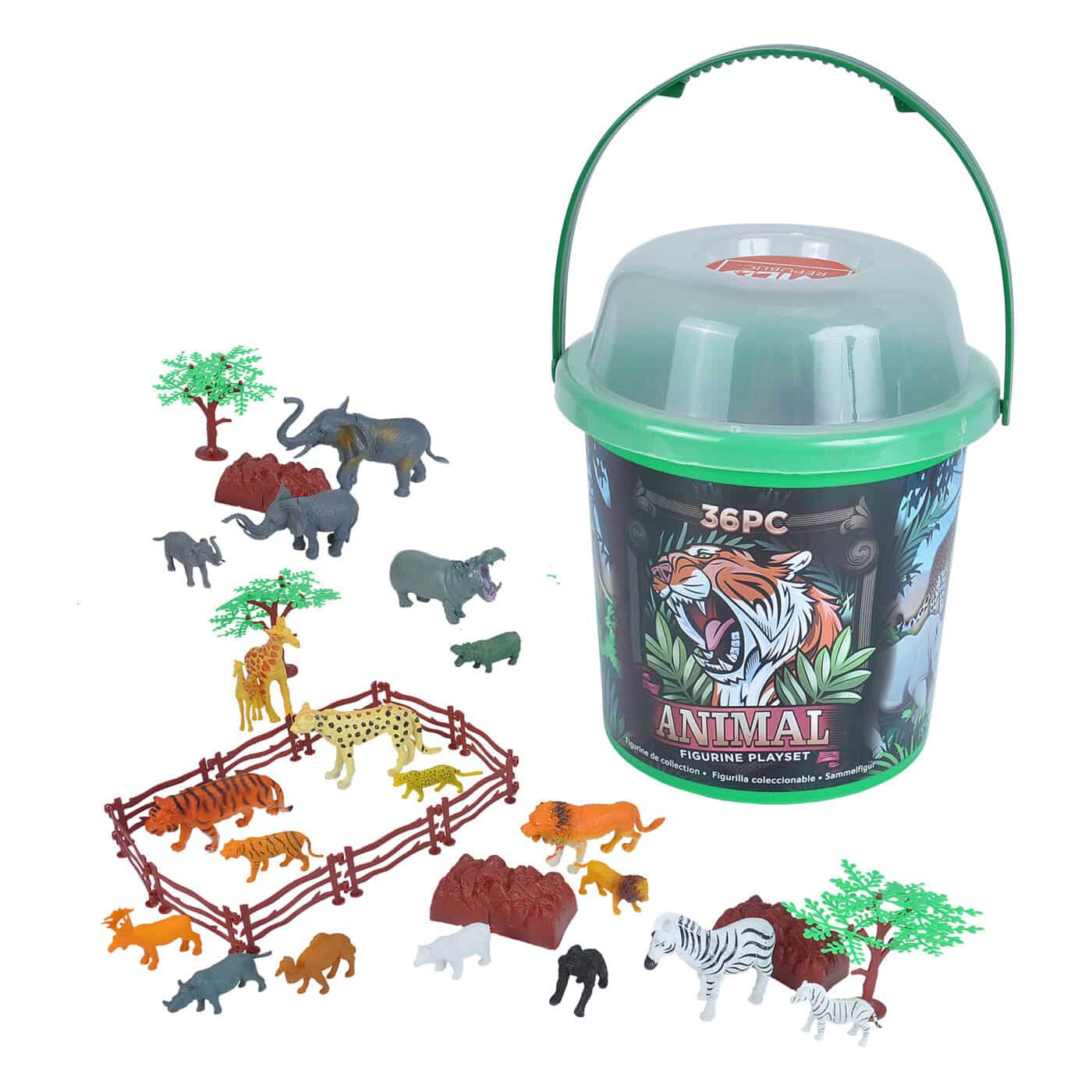 Wild Republic Figurine Playset Animal Bucket