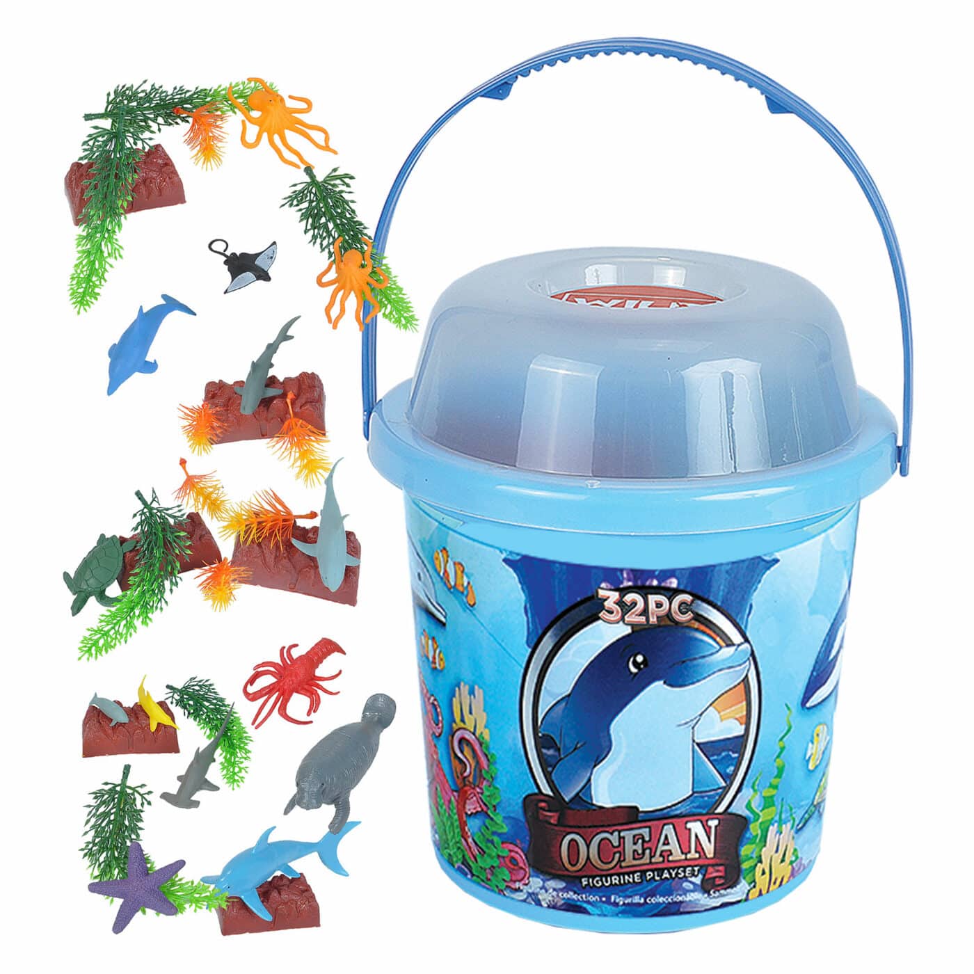 Wild Republic - Figurine Playset - Ocean Bucket