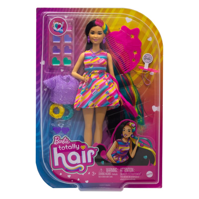 Barbie Totally Hair Heart-Themed Doll