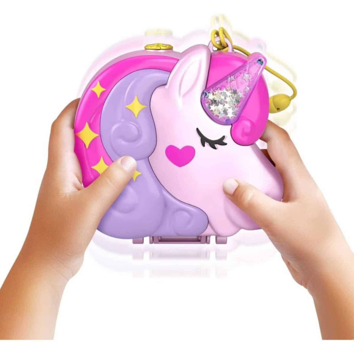 Polly Pocket - Unicorn Forest Compact Playset