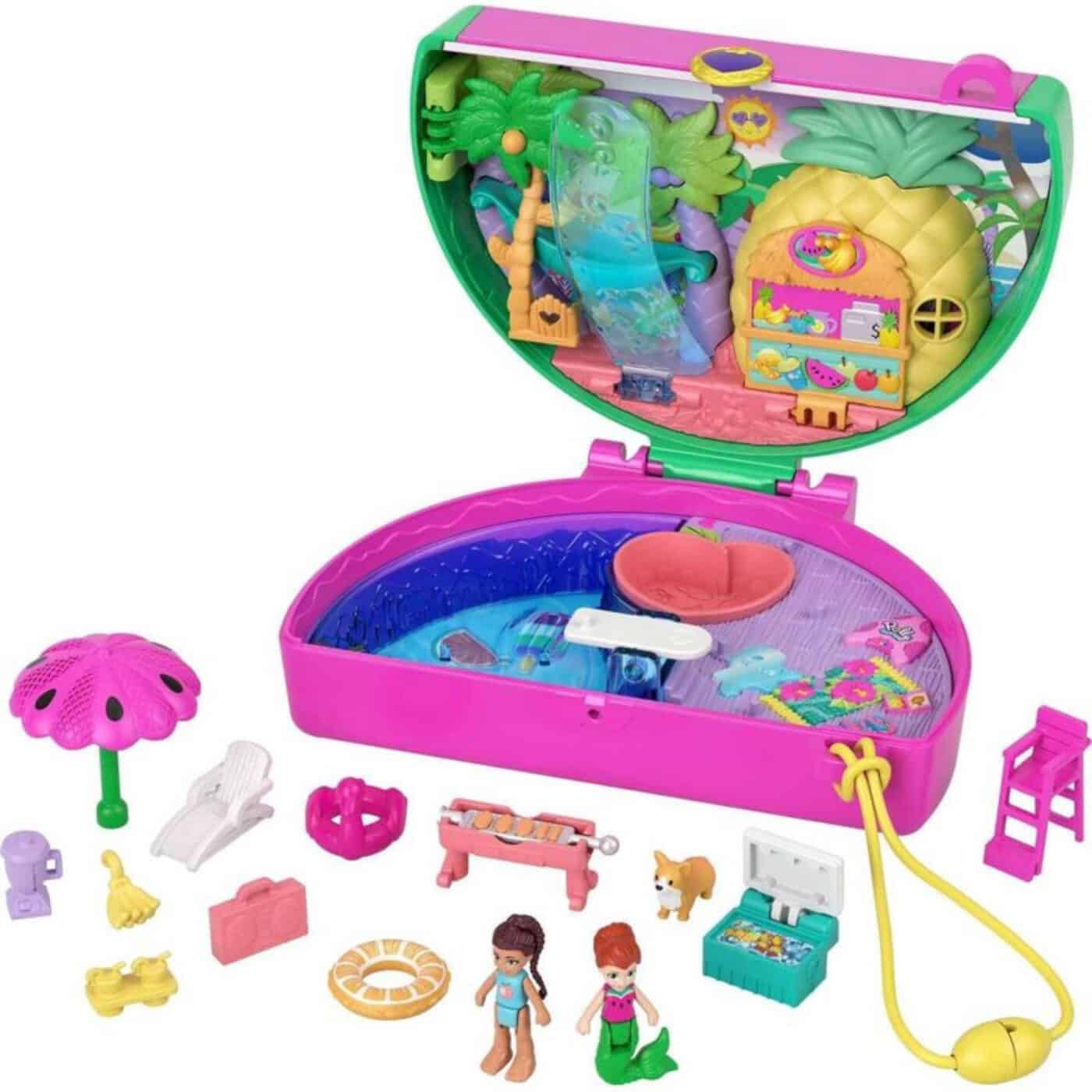 Polly Pocket Watermelon Pool Compact Playset