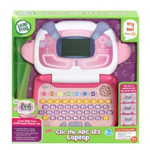 LeapFrog Click the ABC 123 Laptop Pink