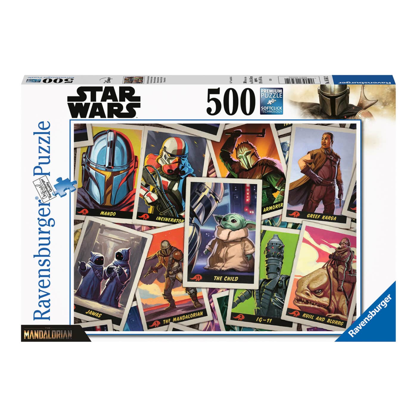 Ravensburger Star Wars the Mandalorian in Search of the Child 500 Pieces