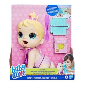 Baby Alive Lil Snacks Blond Hair Doll