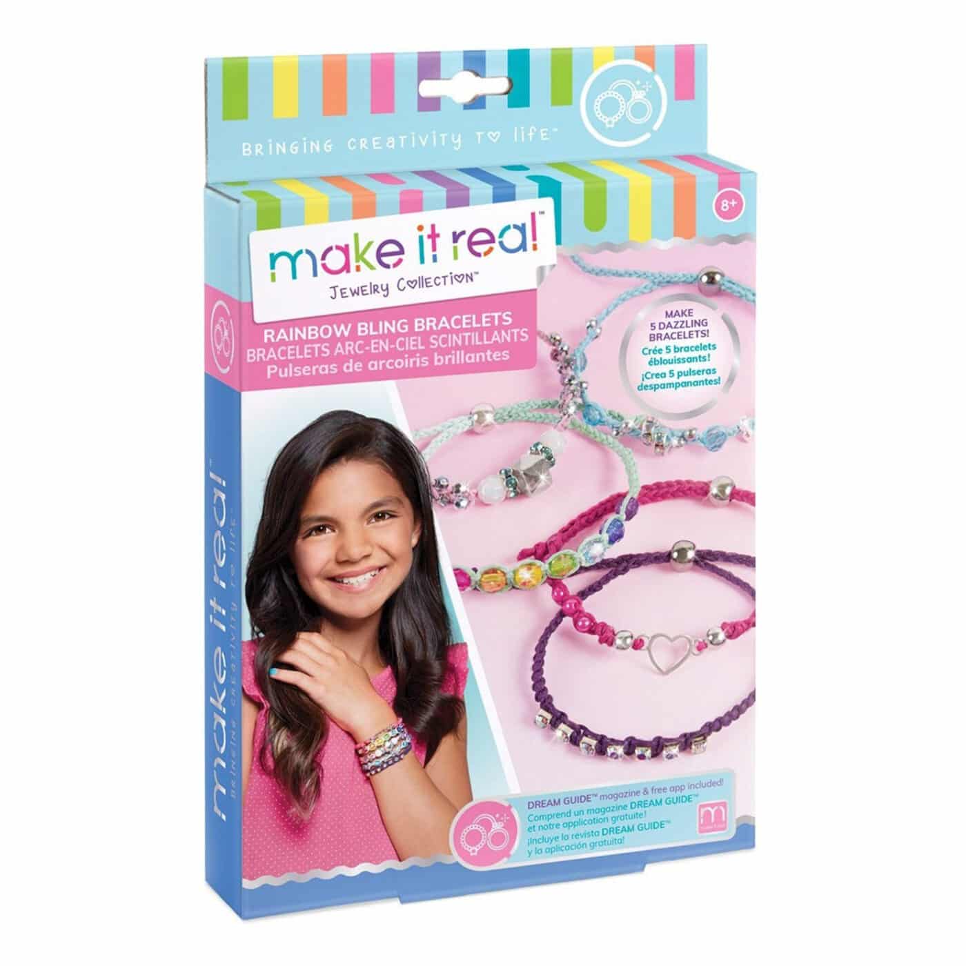 undefined | Make It Real - Rainbow Bling Bracelets