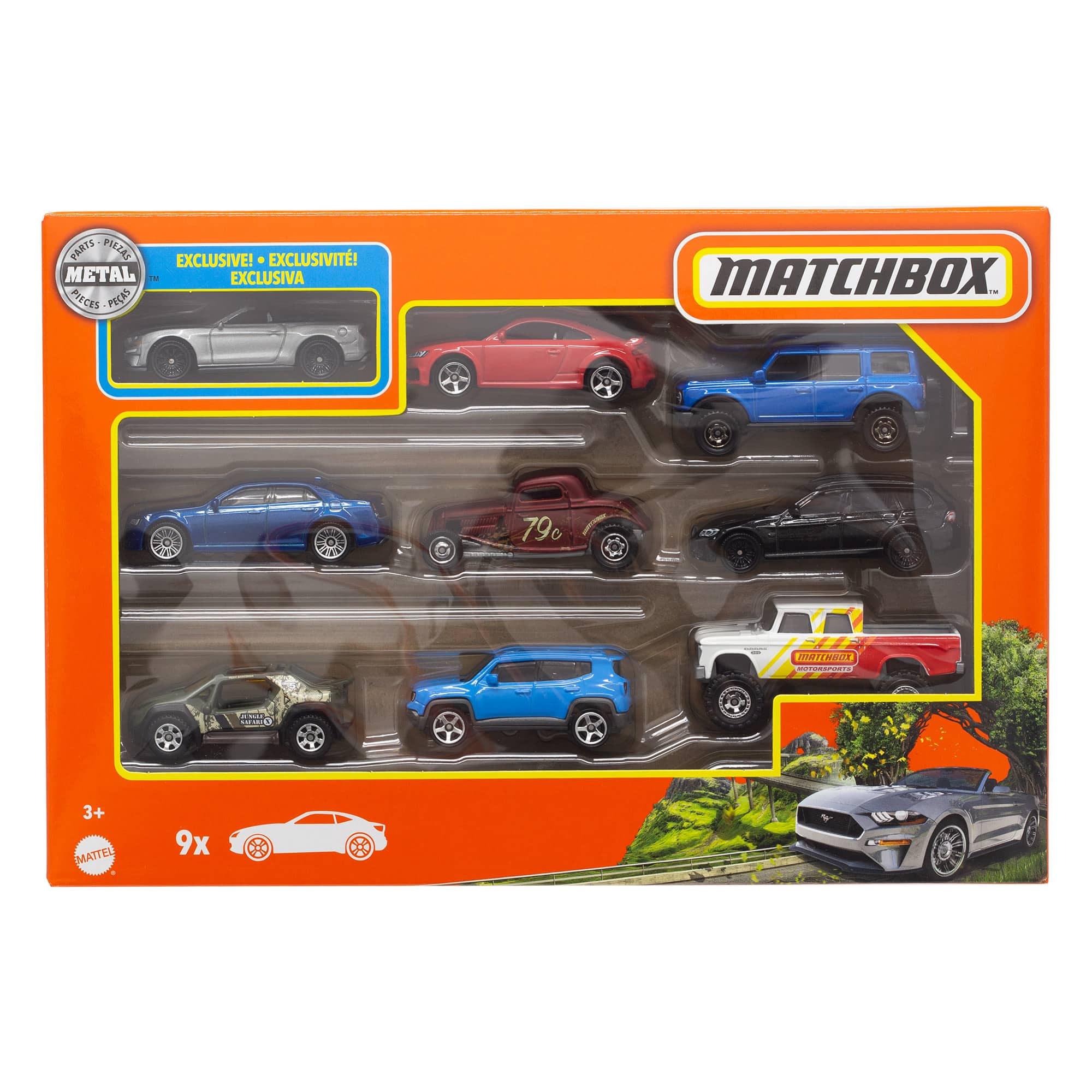 Matchbox 164 Diecast Vehicles 9 pack HFL60 Online Toys Australia
