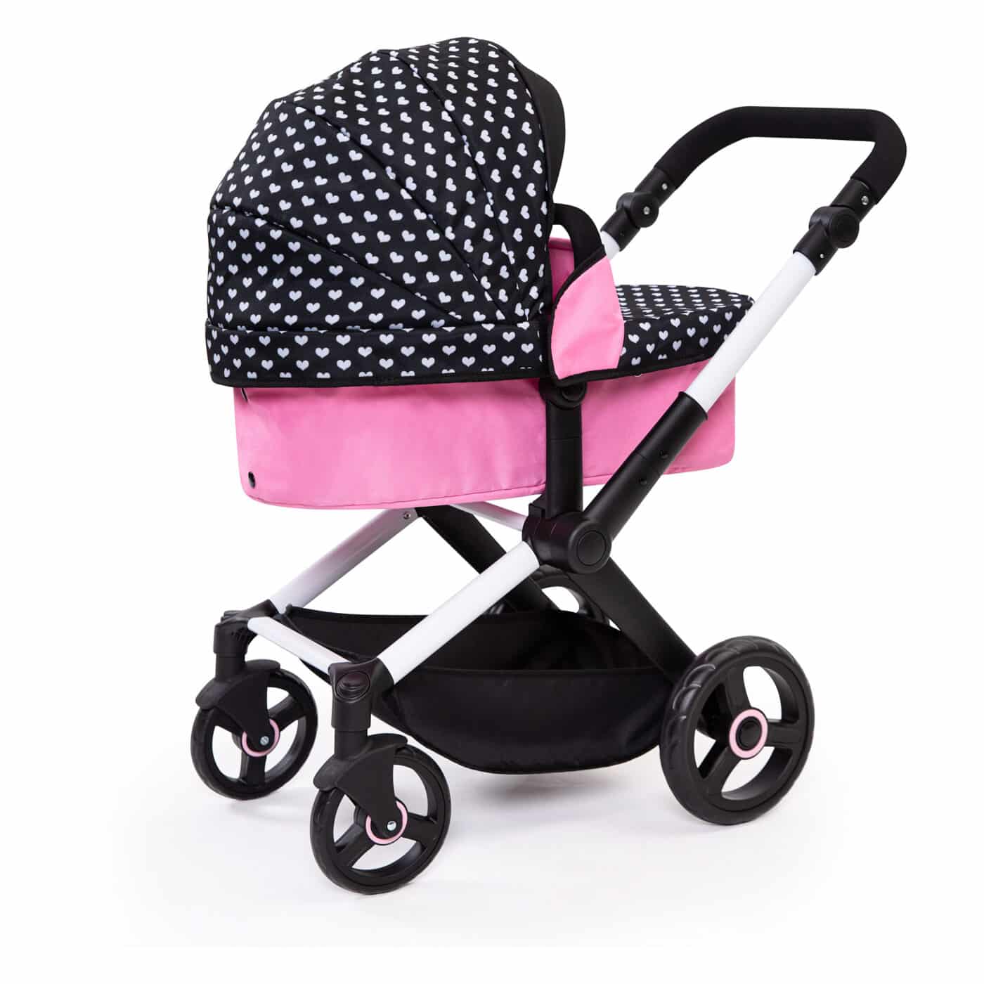 Bayer Xeo Compact Doll Pram Pink Bow