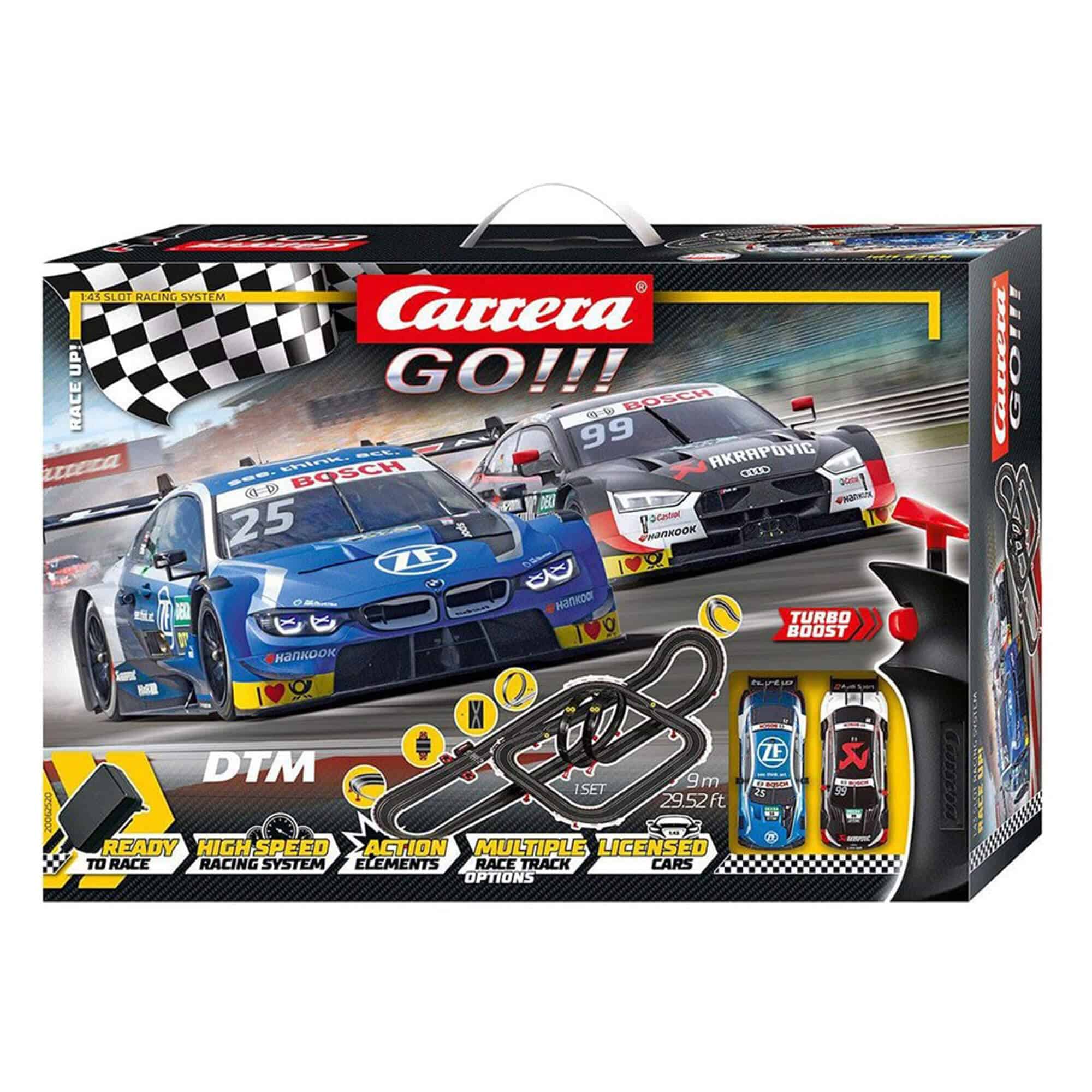 Carrera Go - DTM Race Up Slot Car Set - 9m - Online Toys Australia