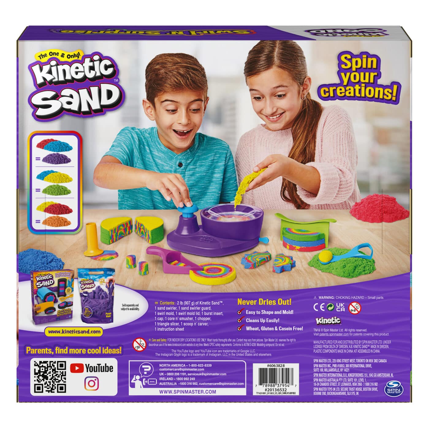 Kinetic Sand Swirl N' Surprise Playset