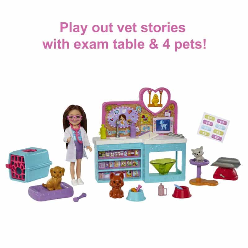 Barbie Chelsea Doll Pet Vet Playset