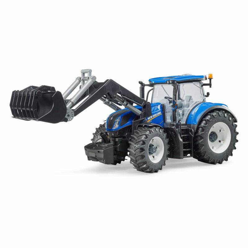 Bruder New Holland T7.315 with slip-on front loader-image gallery 1