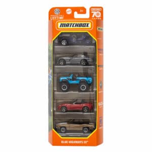 Matchbox 5-Pack Vehicles-BLUE HIGHWAYS III