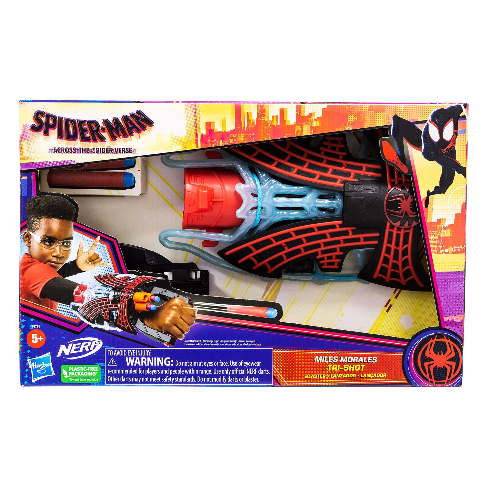 Marvel Spidey and His Amazing Friends Miles Morales: Spider-Man Web Launcher,  Preschool Blaster Toy, Ages 4 and Up - Marvel