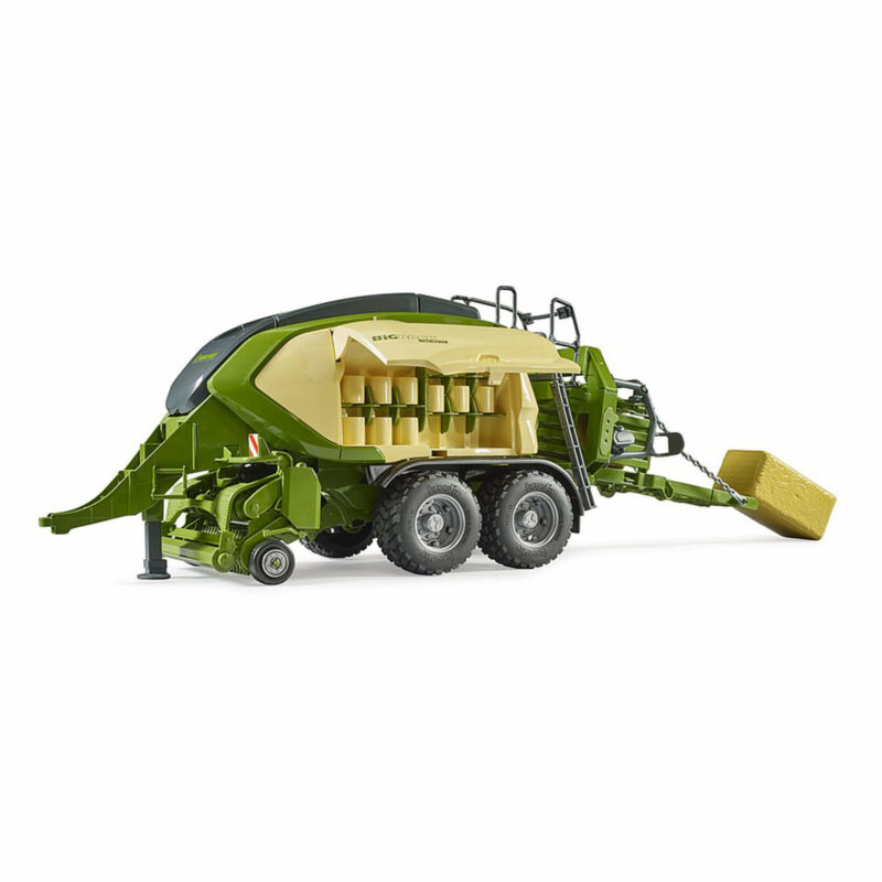 Bruder - Krone Big Pack 1290HDP VC with 2 block hay bales0-4