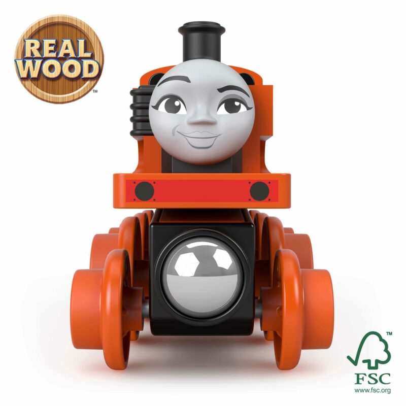 Thomas & Friends - Wooden Railway Nia Engine and Coal-Car-2