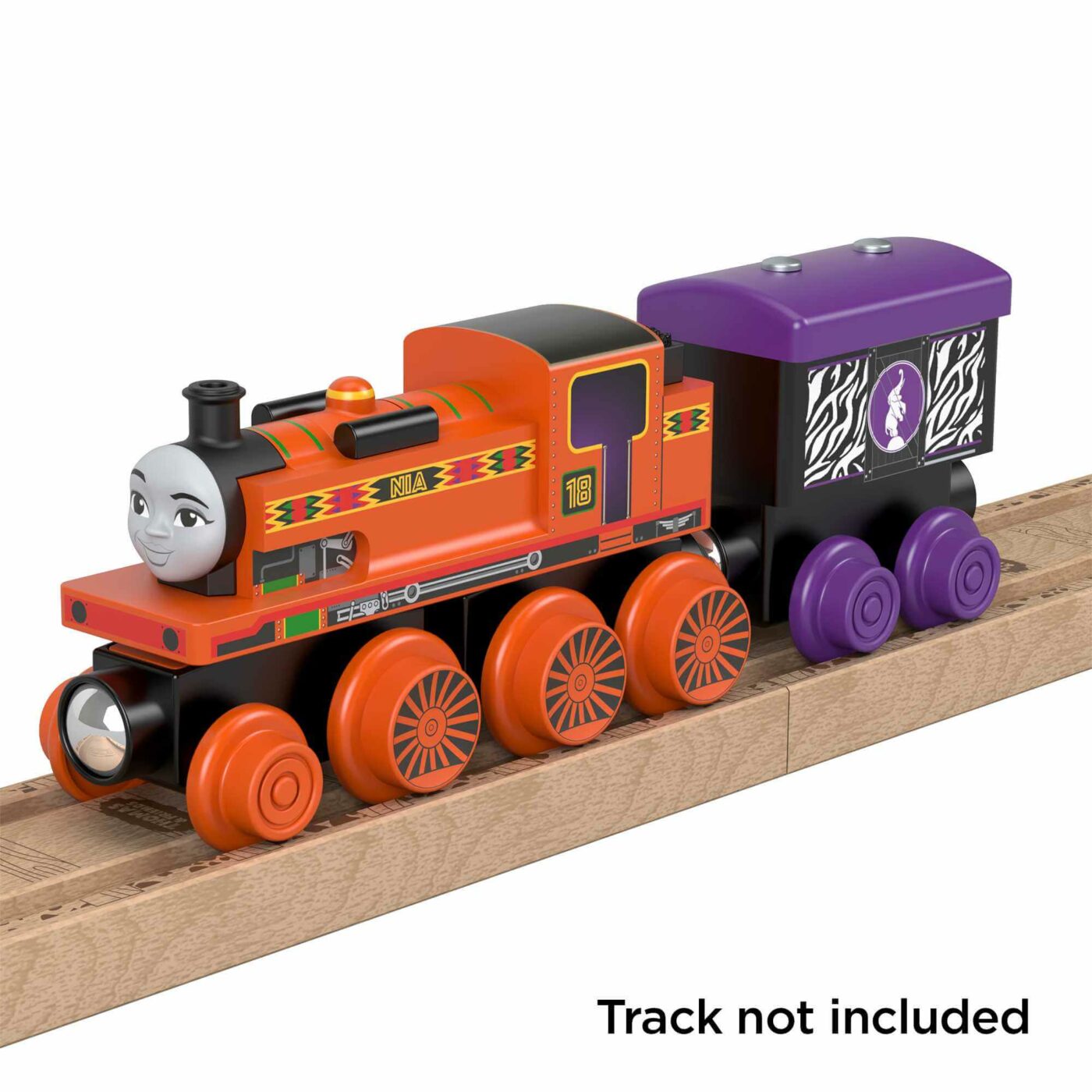 Thomas & Friends - Wooden Railway Nia Engine and Coal-Car-3