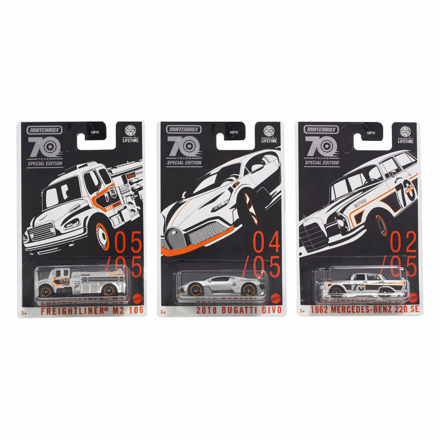 Matchbox 70 Years Special Edition 3 Pack 2023