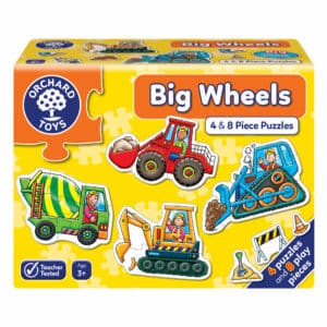 Orchard Toys - Big Wheels Jigsaw Puzzle - 4 X 8 Piece