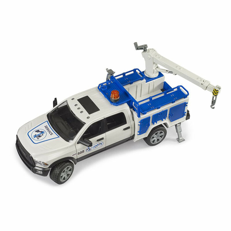 Bruder - RAM 2500 Service truck with rotatable crane-4