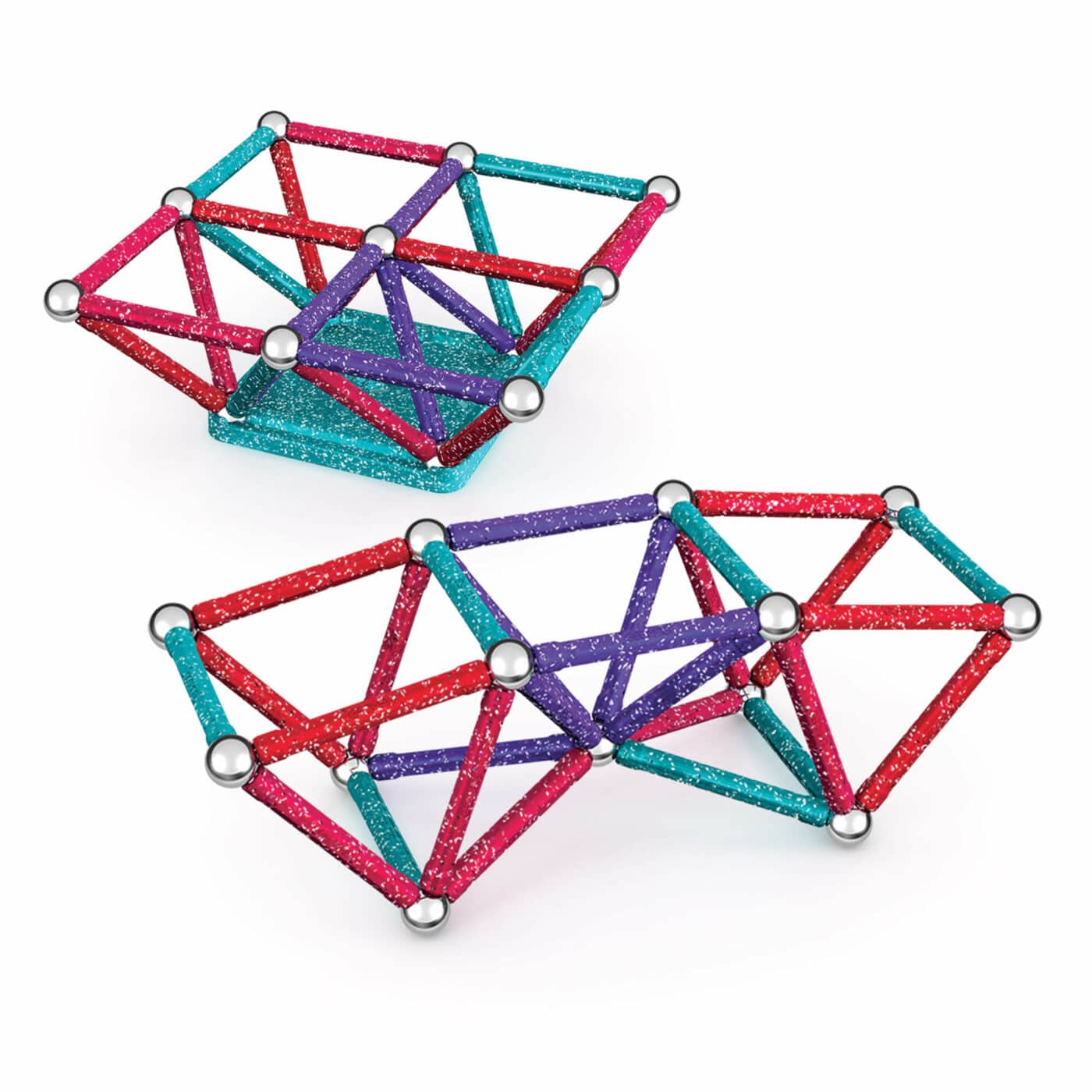 Geomag - Magnetic Construction Glitter Recycled 60-6