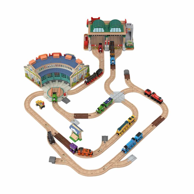 Thomas & Friends - Wooden Railway Tidmouth Sheds Starter Train Set