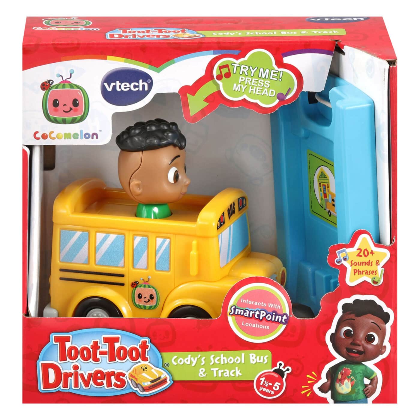 Vtech - Toot Toot Drivers Cocomelon - Cody's School Bus & Track