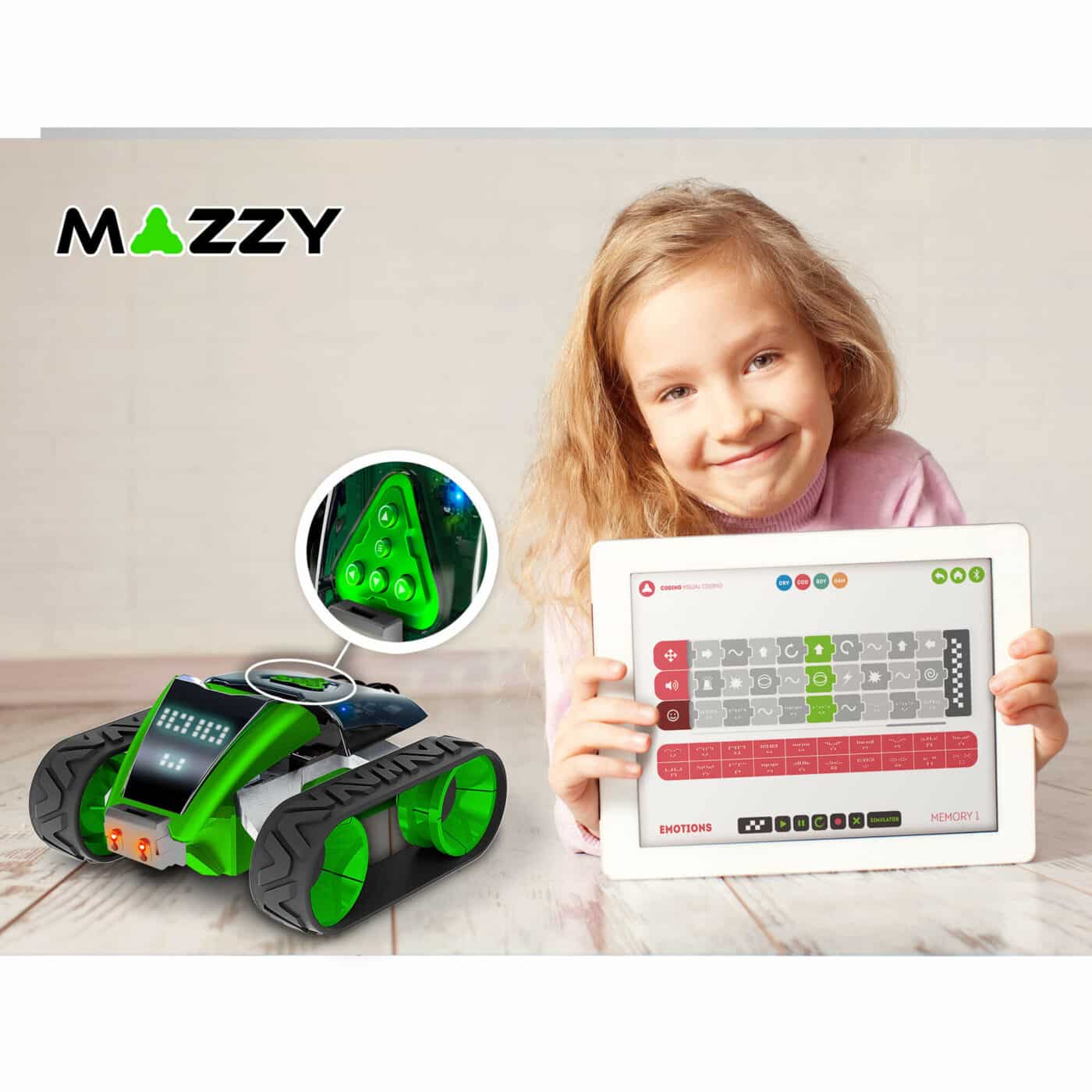 Xtrem Bots - Mazzy Coding Robot with Bluetooth-3