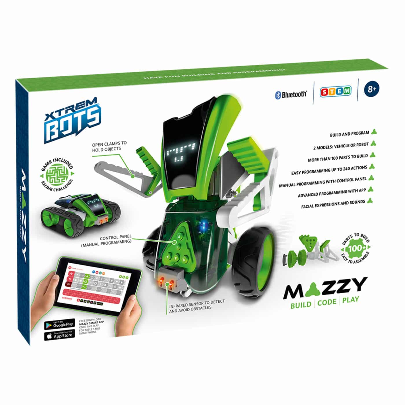 Xtrem Bots - Mazzy Coding Robot with Bluetooth-6