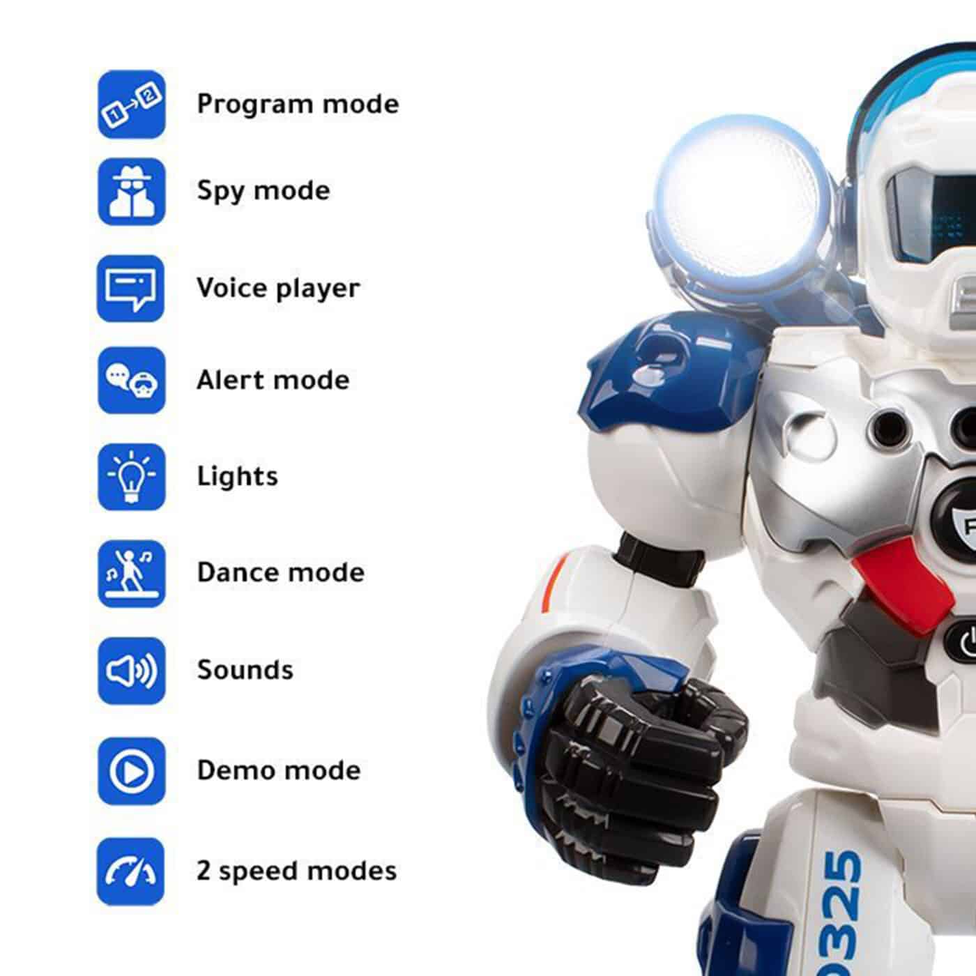 Xtreme Bots - Programmable Police Robot - Patrol4