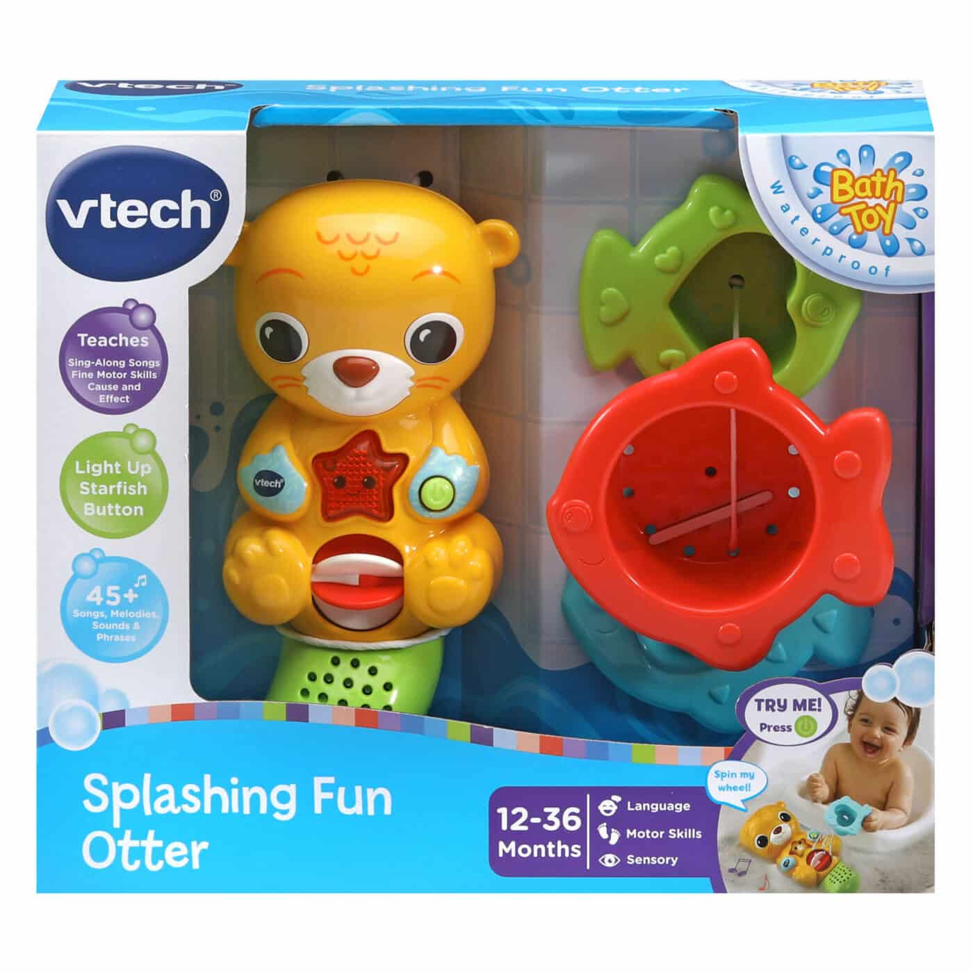 Vtech - Splashing Fun Otter - Bath Toy - Online Toys Australia