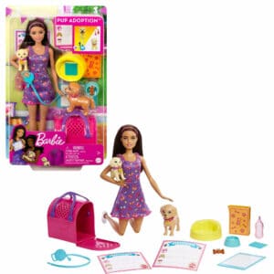 Barbie - Pup Adoption Doll and Accessories