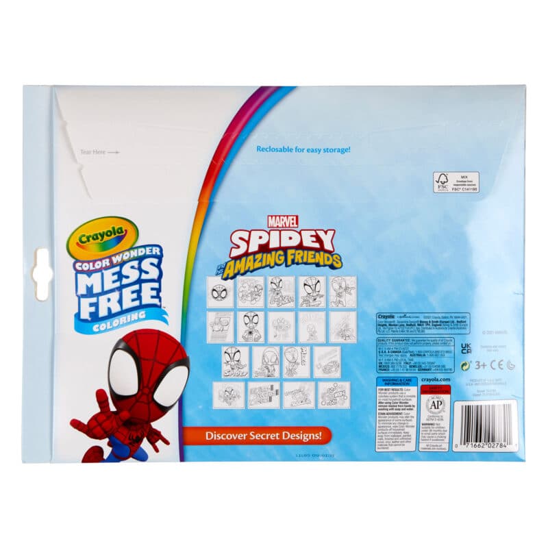 Crayola Colour Wonder - Mess Free Colouing - Marvel Spidey and Friends