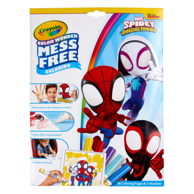 Crayola Colour Wonder - Mess Free Colouing - Marvel Spidey and Friends1