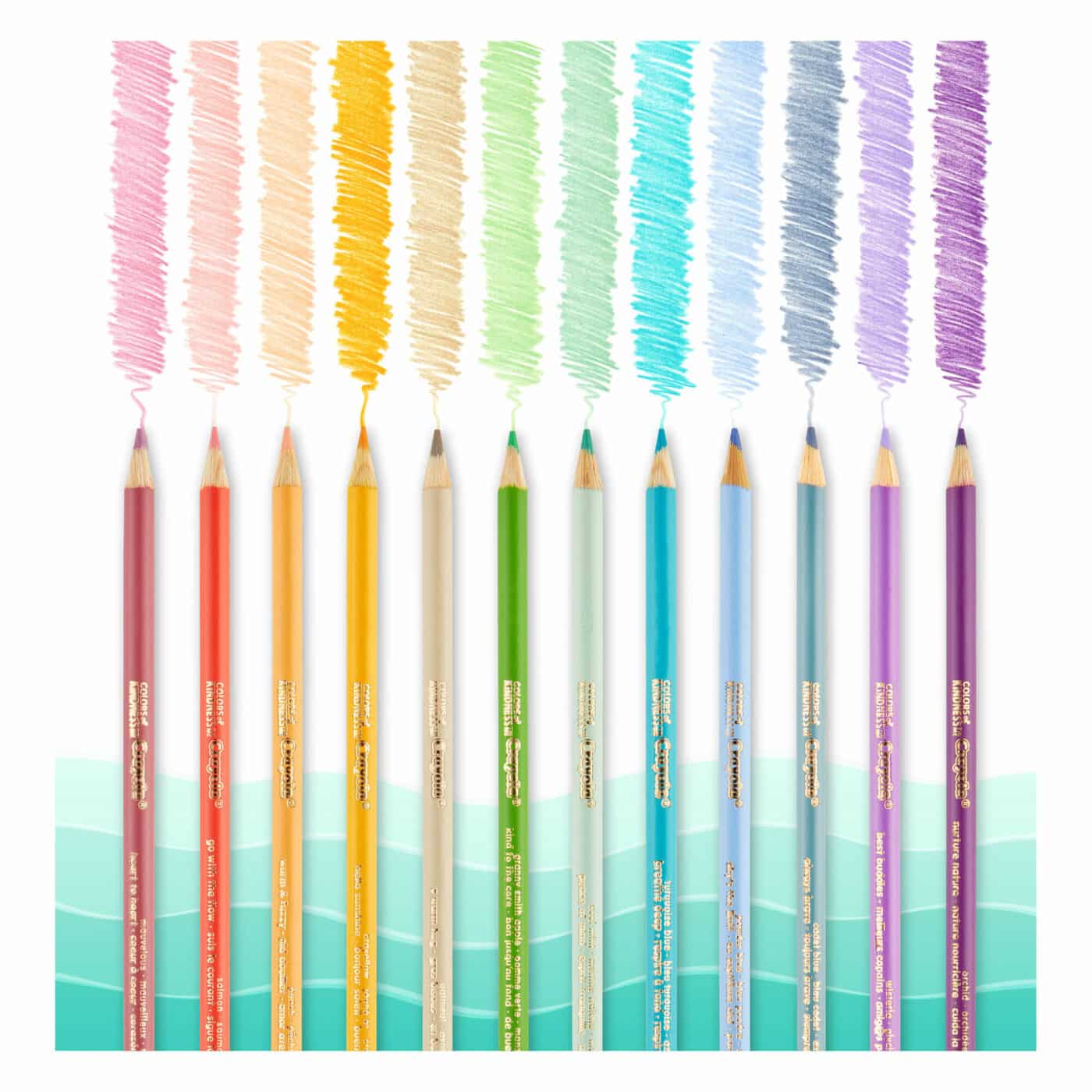 Crayola Colours of Kindness Coloured Pencils - 12 Pack