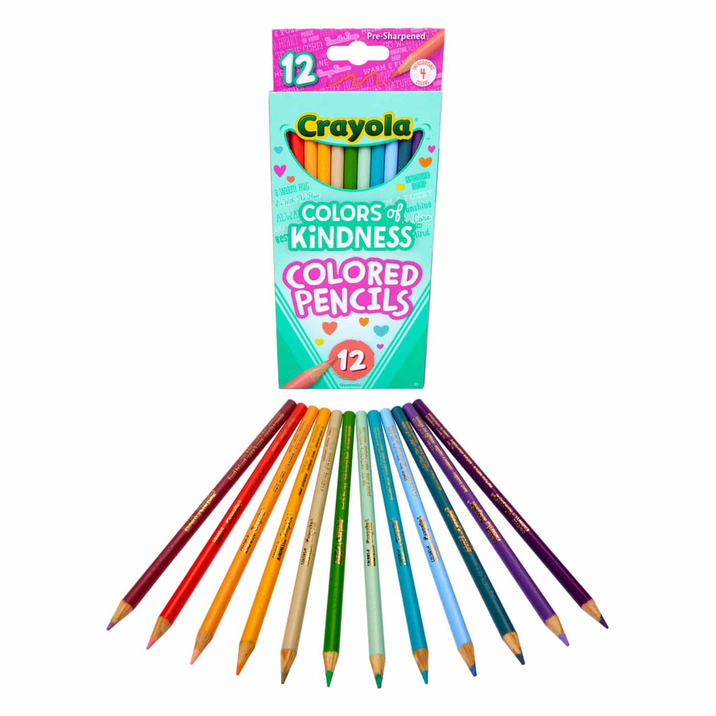 Crayola Colours of Kindness Coloured Pencils - 12 Pack1