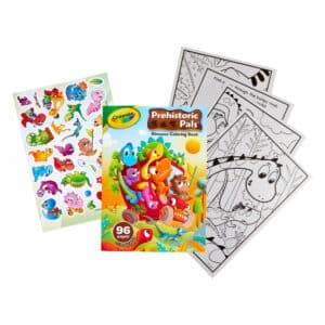 Crayola - Prehistoric Pals Dinosaur Colouring Book with Stickers2